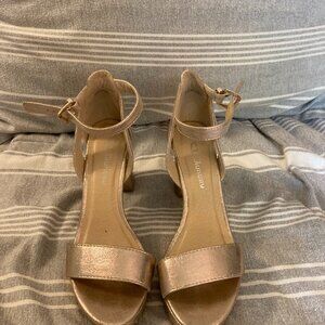 Chinese Laundry Gold Platform Heels